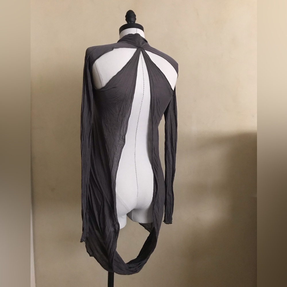 Italian Avant Garde Silk Blouse - Picture 2 of 8